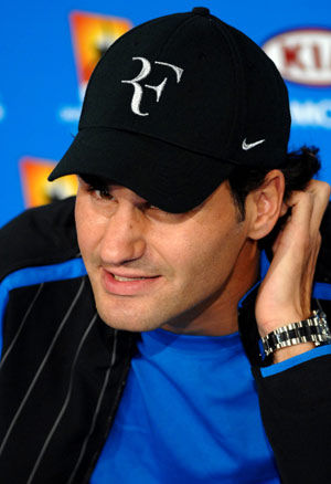 roger federer hat nike